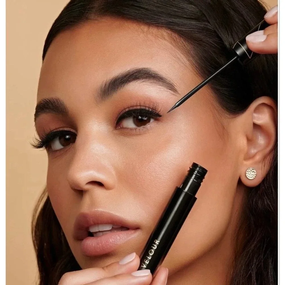 Velour Lash & Go 3-In-1 Eyeliner Magnetic Lash Adhesive Hybrid Black 3.5ml NEW
